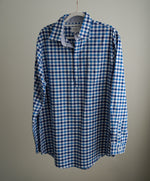 Load image into Gallery viewer, Blue Check Men’s Shirt - Hide and Seek Clothing
