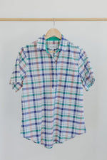 Load image into Gallery viewer, Check Linen/Cotton Blend Shirt - Hide and Seek Clothing
